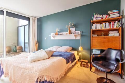 Suite Parentale Avec Sdb Dans Appartement Avec Rooftop Монпелие Екстериор снимка
